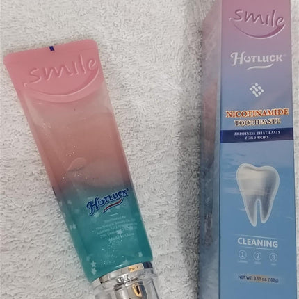 Hotluck Nicotinamide Mint Teeth Whitening Toothpaste Longer Freshness 100g
