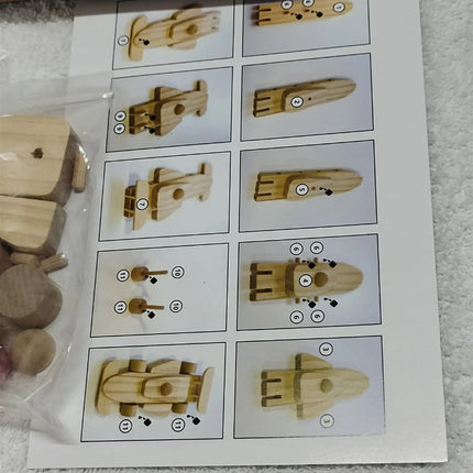 Kids DIY Kiwi Toys Of London Wooden Racing Car kit build your own toy & Paint It