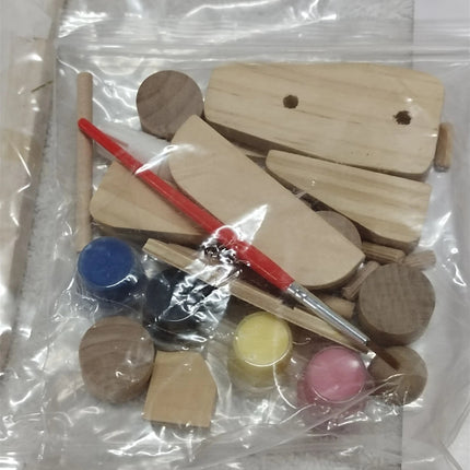 Kids DIY Kiwi Toys Of London Wooden Racing Car kit build your own toy & Paint It