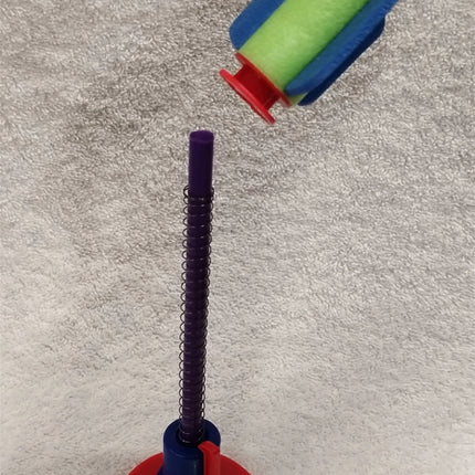 20 Foam Rocket Launcher Kids Toy Outdoor Garden Park Game Play Fun Children Gift