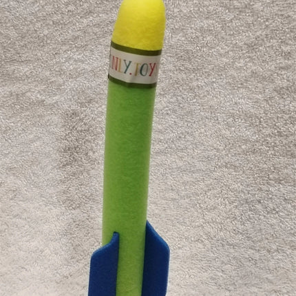 20 Foam Rocket Launcher Kids Toy Outdoor Garden Park Game Play Fun Children Gift