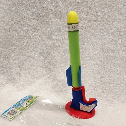 3X Kids Foam Rocket Launcher Toy Outdoor Garden Park Game Play Fun Children Gift
