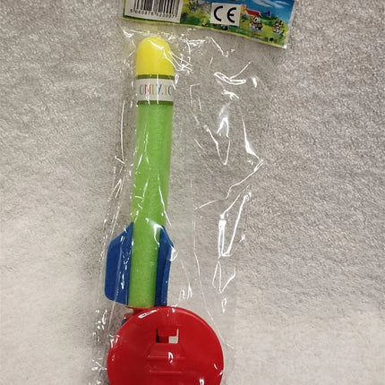 2X Kids Foam Rocket Launcher Toy Outdoor Garden Park Game Play Fun Children Gift