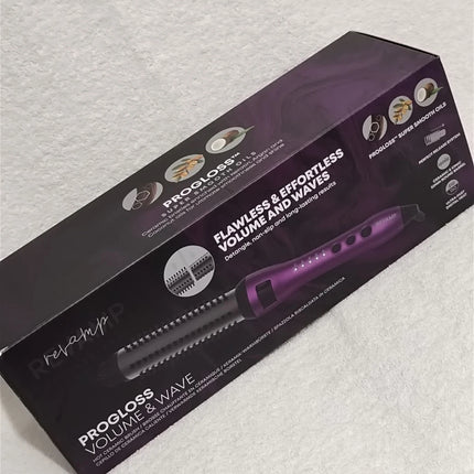 Revamp Progloss Flawless & Effortless Volume & Wave Ceramic Hot Brush in purple