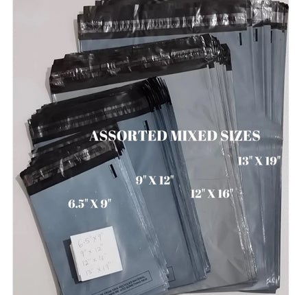 100 MIXED BAGS STRONG POLY MAILING POSTAGE POSTAL QUALITY SELF SEAL SHIPPING BAG