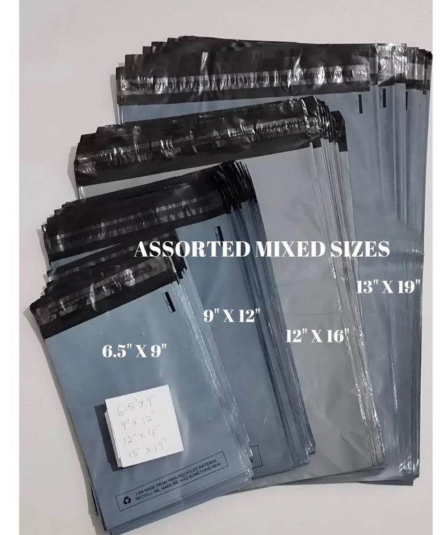 400 MIXED BAGS STRONG POLY MAILING POSTAGE POSTAL QUALITY SELF SEAL SHIPPING BAG