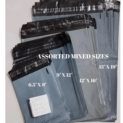 200 MIXED BAGS STRONG POLY MAILING POSTAGE POSTAL QUALITY SELF SEAL SHIPPING BAG