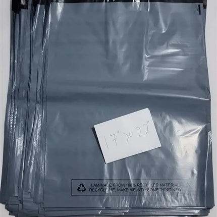 500 BAGS Of 17" X 22" STRONG POLY MAILING POSTAGE POSTAL QUALITY SELF SEAL BAG