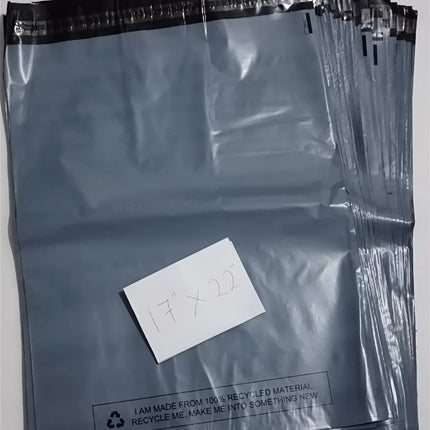 100 BAGS Of 17" X 22" STRONG POLY MAILING POSTAGE POSTAL QUALITY SELF SEAL BAG
