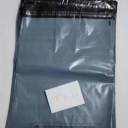 100 BAGS Of 17" X 22" STRONG POLY MAILING POSTAGE POSTAL QUALITY SELF SEAL BAG