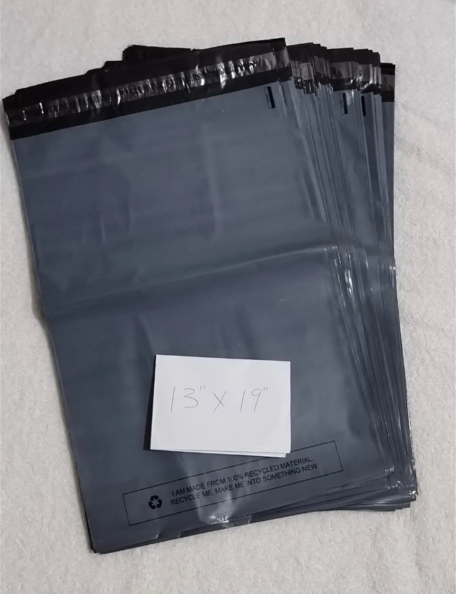 500 BAGS Of 13" X 19" STRONG POLY MAILING POSTAGE POSTAL QUALITY SELF SEAL BAG