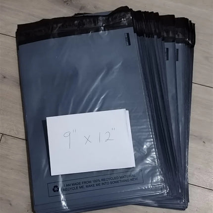500 BAGS Of 9" X 12" STRONG POLY MAILING POSTAGE POSTAL QUALITY SELF SEAL BAG