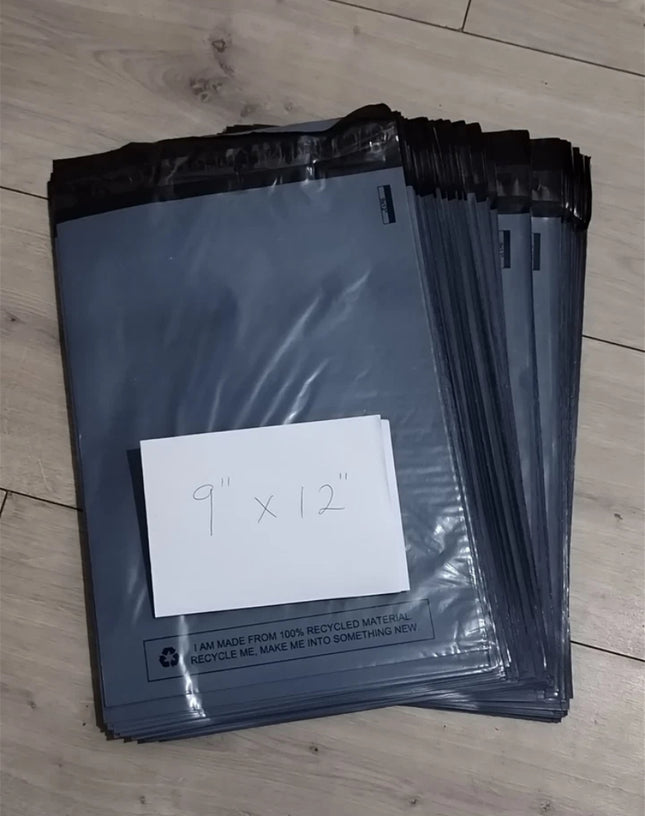 500 BAGS Of 9" X 12" STRONG POLY MAILING POSTAGE POSTAL QUALITY SELF SEAL BAG