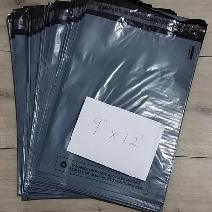 300 BAGS Of 9" X 12" STRONG POLY MAILING POSTAGE POSTAL QUALITY SELF SEAL BAG