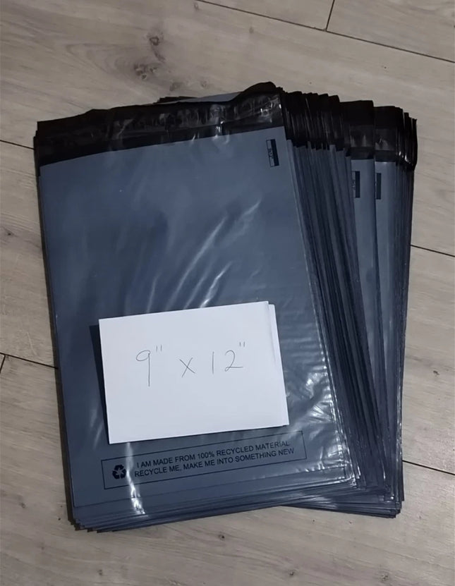 200 BAGS Of 9" X 12" STRONG POLY MAILING POSTAGE POSTAL QUALITY SELF SEAL BAG