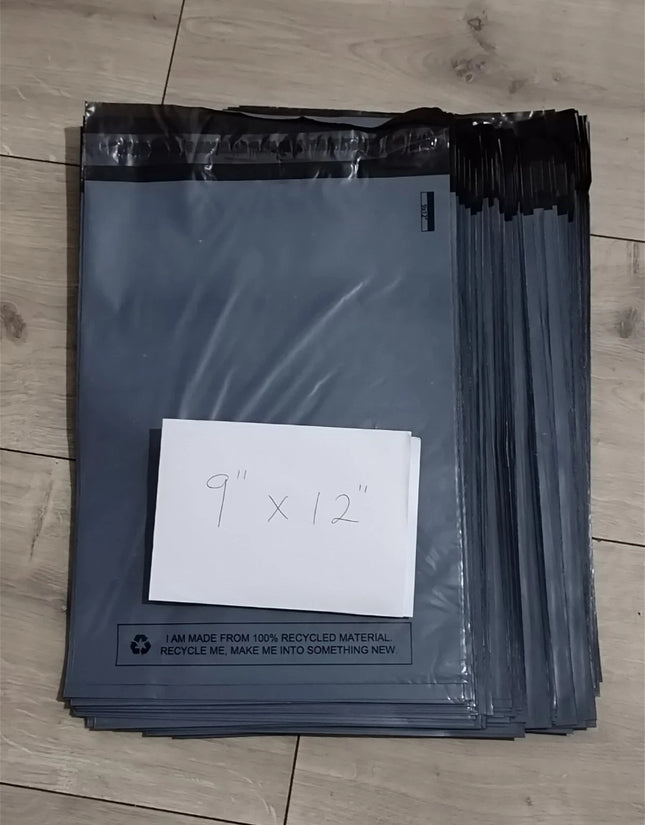 200 BAGS Of 9" X 12" STRONG POLY MAILING POSTAGE POSTAL QUALITY SELF SEAL BAG