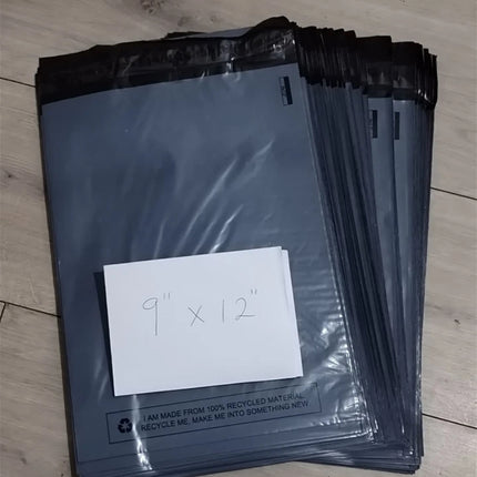 100 BAGS Of 9" X 12" STRONG POLY MAILING POSTAGE POSTAL QUALITY SELF SEAL BAG