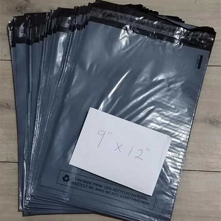 100 BAGS Of 9" X 12" STRONG POLY MAILING POSTAGE POSTAL QUALITY SELF SEAL BAG