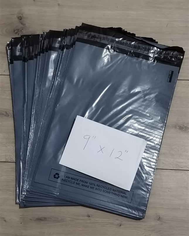 100 BAGS Of 9" X 12" STRONG POLY MAILING POSTAGE POSTAL QUALITY SELF SEAL BAG