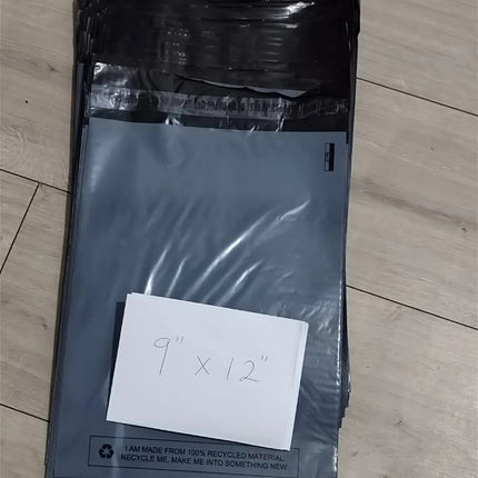 100 BAGS Of 9" X 12" STRONG POLY MAILING POSTAGE POSTAL QUALITY SELF SEAL BAG