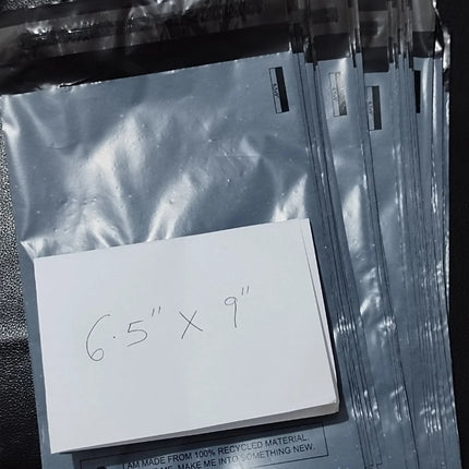 1,000 BAGS Of 6.5" x 9" STRONG POLY MAILING POSTAGE POSTAL QUALITY SELF SEAL BAG