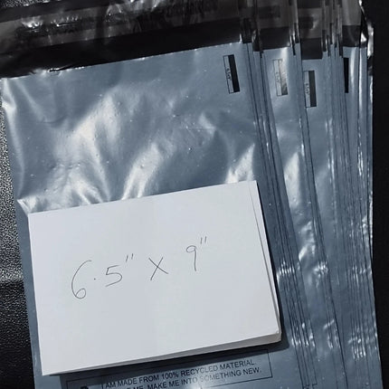 500 BAGS Of 6.5" x 9" STRONG POLY MAILING POSTAGE POSTAL QUALITY SELF SEAL BAG