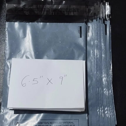 500 BAGS Of 6.5" x 9" STRONG POLY MAILING POSTAGE POSTAL QUALITY SELF SEAL BAG