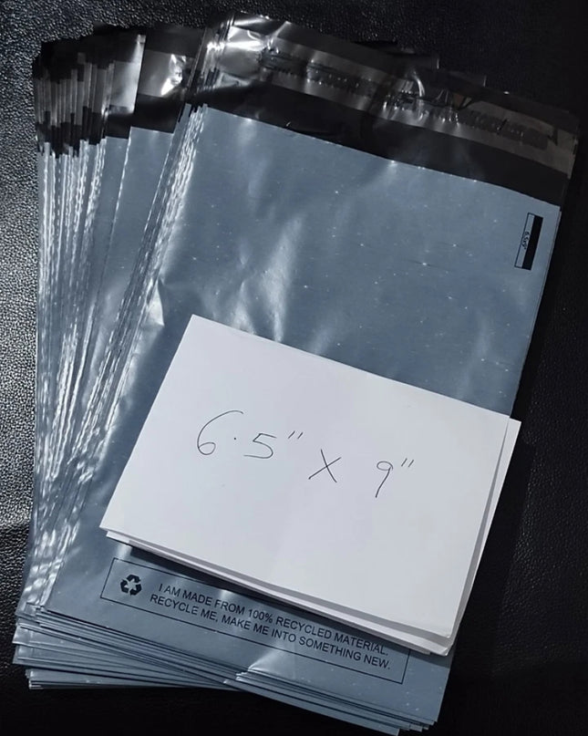 300 BAGS Of 6.5" x 9" STRONG POLY MAILING POSTAGE POSTAL QUALITY SELF SEAL BAG