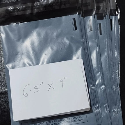 300 BAGS Of 6.5" x 9" STRONG POLY MAILING POSTAGE POSTAL QUALITY SELF SEAL BAG