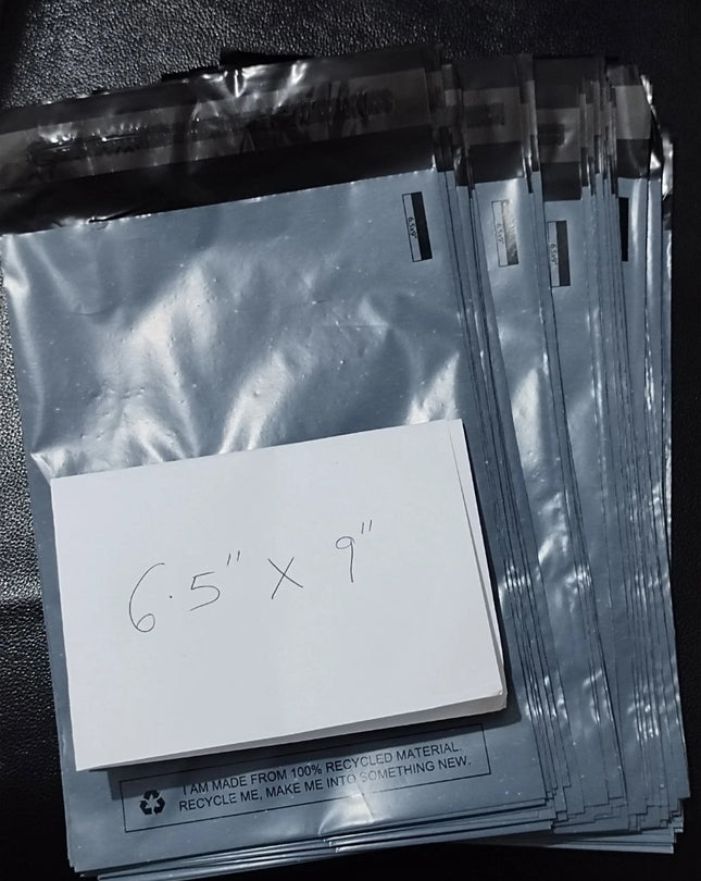 300 BAGS Of 6.5" x 9" STRONG POLY MAILING POSTAGE POSTAL QUALITY SELF SEAL BAG