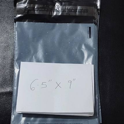 300 BAGS Of 6.5" x 9" STRONG POLY MAILING POSTAGE POSTAL QUALITY SELF SEAL BAG