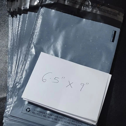 200 BAGS Of 6.5" x 9" STRONG POLY MAILING POSTAGE POSTAL QUALITY SELF SEAL BAG