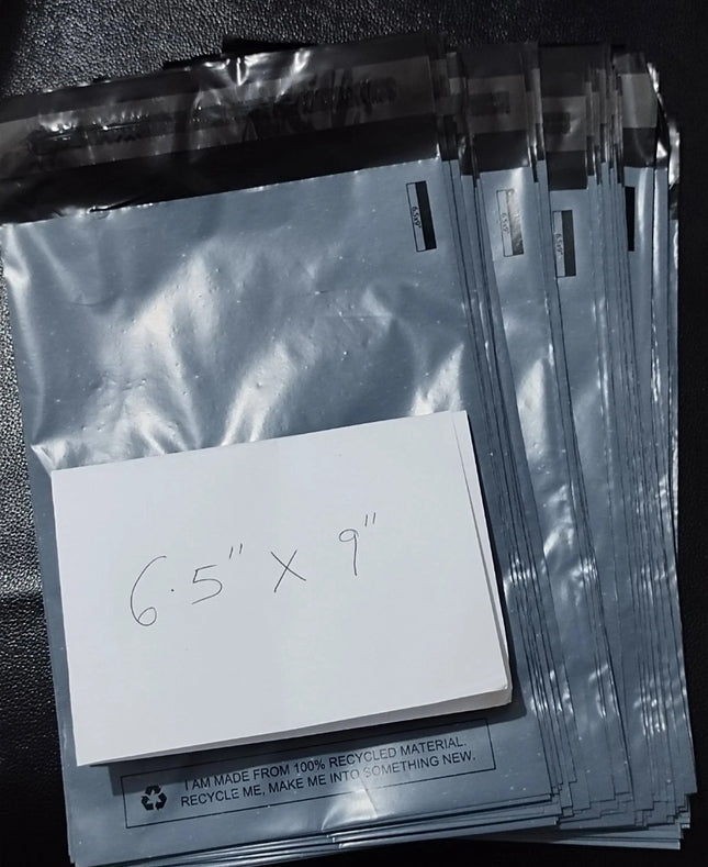 200 BAGS Of 6.5" x 9" STRONG POLY MAILING POSTAGE POSTAL QUALITY SELF SEAL BAG