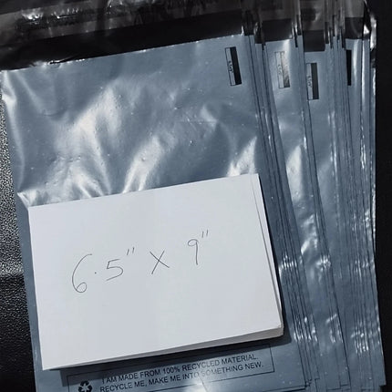 100 BAGS Of 6.5" x 9" STRONG POLY MAILING POSTAGE POSTAL QUALITY SELF SEAL BAG