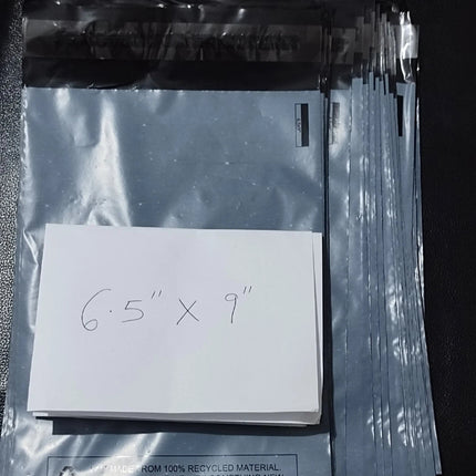 100 BAGS Of 6.5" x 9" STRONG POLY MAILING POSTAGE POSTAL QUALITY SELF SEAL BAG