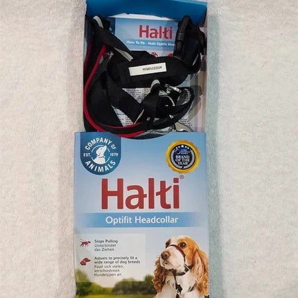 Halti Optifit dog Headcollar prevents pulling size M