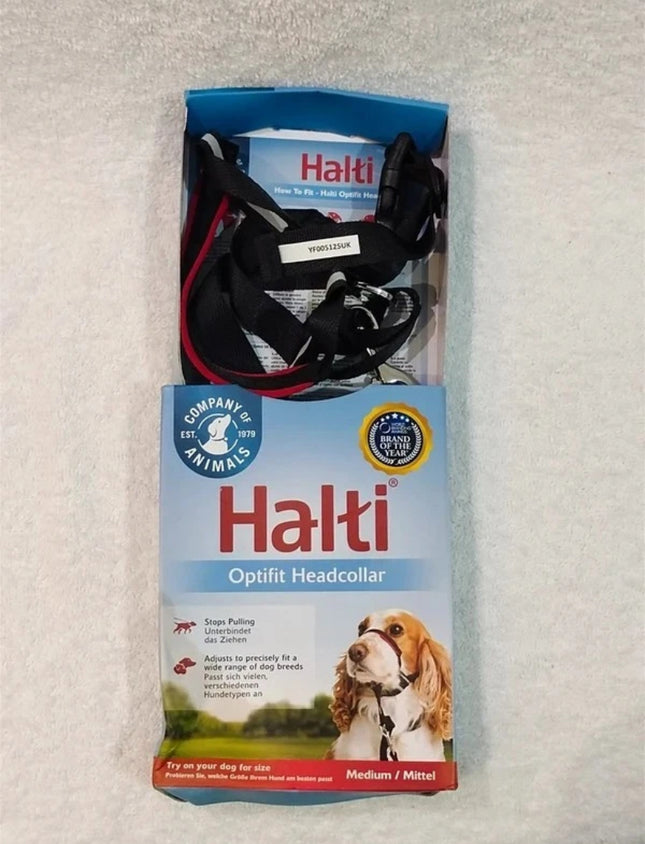 Halti Optifit dog Headcollar prevents pulling size M