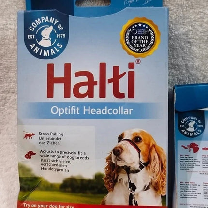 Halti Optifit dog Headcollar prevents pulling size M