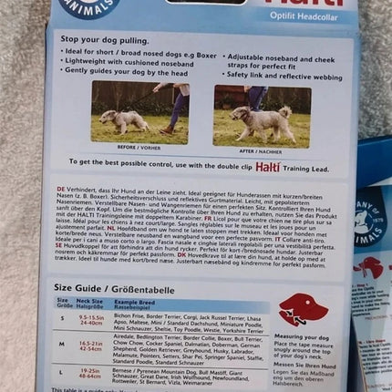 Halti Optifit dog Headcollar prevents pulling size M