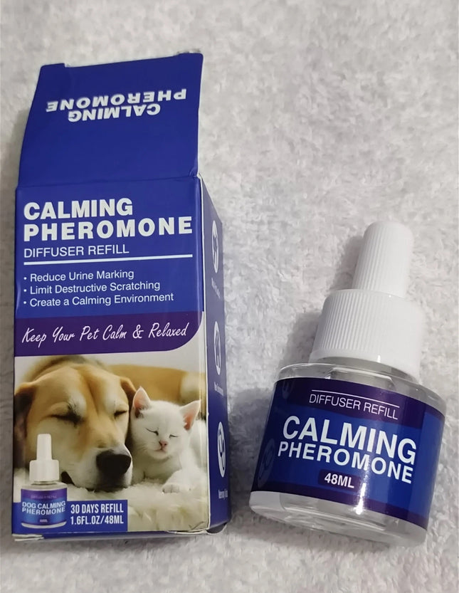 2 X Dog Calming Pheromones Refills For Dogs 48ml Each Diffuser Refill