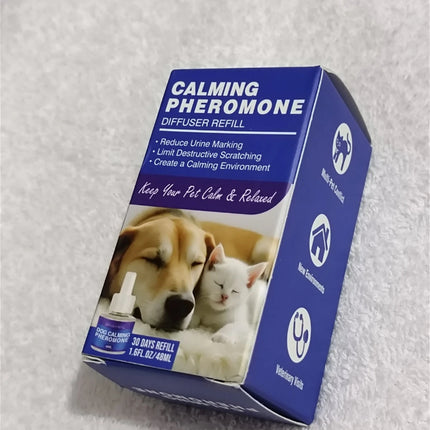 2 X Dog Calming Pheromones Refills For Dogs 48ml Each Diffuser Refill