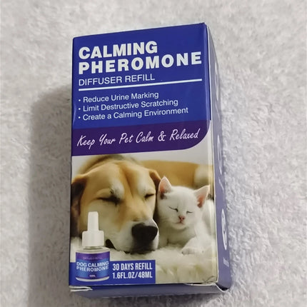2 X Dog Calming Pheromones Refills For Dogs 48ml Each Diffuser Refill