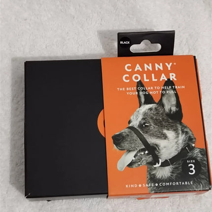 Canny Collar Training Collar no-pull dog training head collar Size 3 - Black