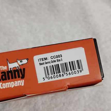 Canny Collar Training Collar no-pull dog training head collar Size 3 - Black