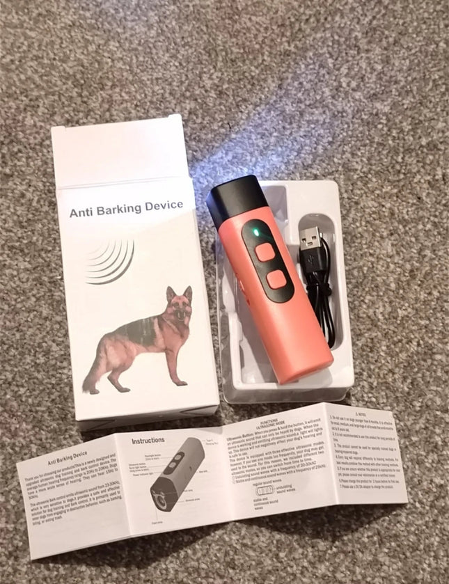 Rechargeable Ultrasonic Dog Anti Barking Training Device for dogs