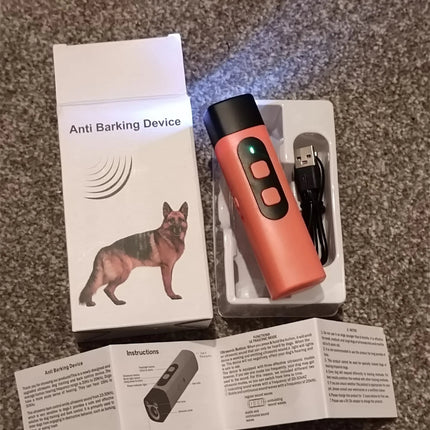 Rechargeable Ultrasonic Dog Anti Barking Training Device for dogs