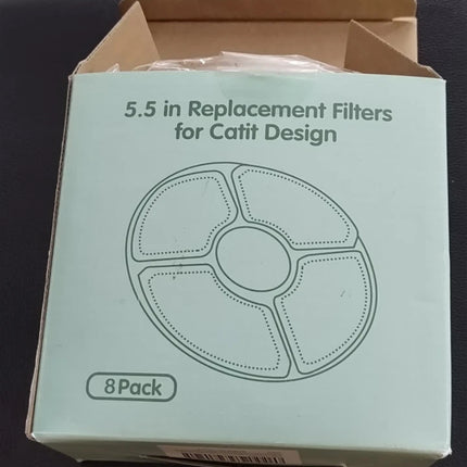 Noodoky 8-Pack Replacement Filters for Cat Water Fountain | Pet Water Fountain