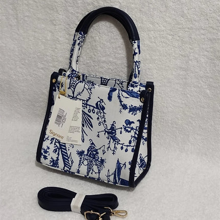 Signare Tapestry Small City Bag Shoulder Casual Work Women HandBag Chinoiserie