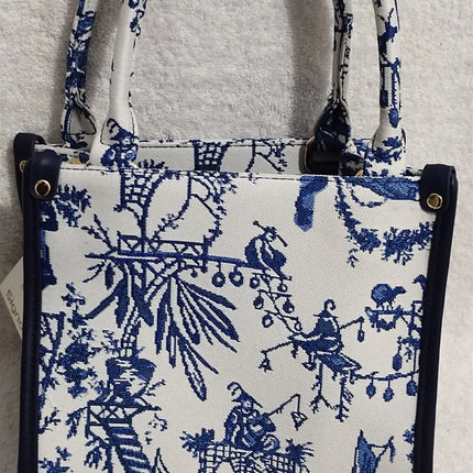 Signare Tapestry Small City Bag Shoulder Casual Work Women HandBag Chinoiserie