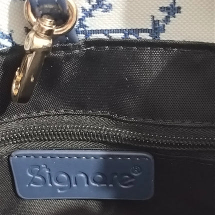 Signare Tapestry Small City Bag Shoulder Casual Work Women HandBag Chinoiserie